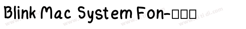 Blink Mac System Fon字体转换